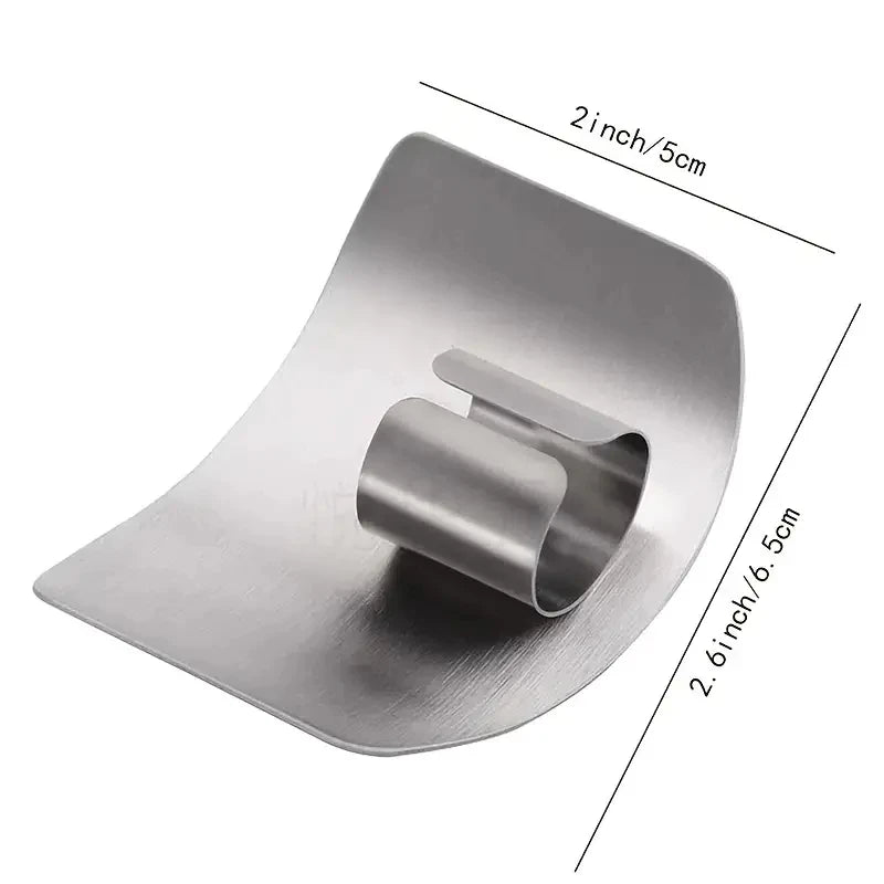 Stainless steel hook with dimensions on a white background