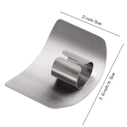Stainless steel hook with dimensions on a white background