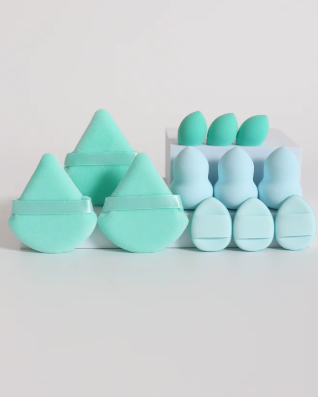 12-Piece Makeup Sponge & Powder Puff Set for Flawless Blending