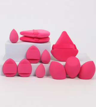 12-Piece Makeup Sponge & Powder Puff Set for Flawless Blending
