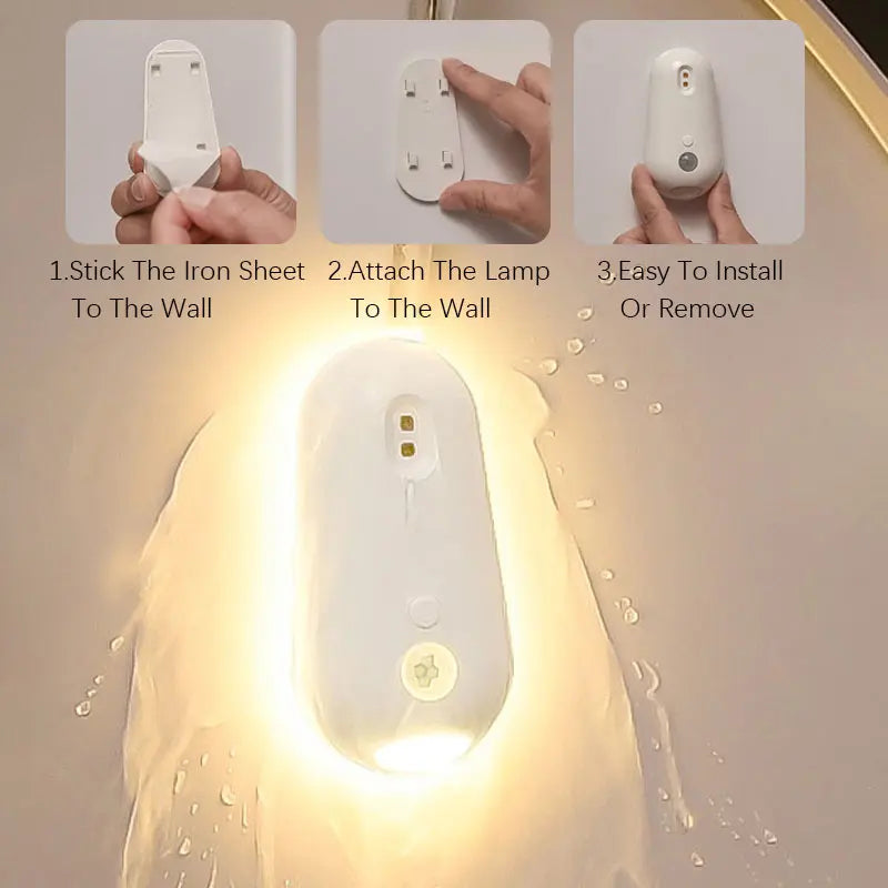 Step-by-step guide on how to install a wall-mounted light fixture.