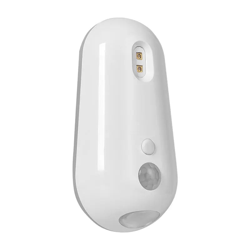 White motion sensor on a white background