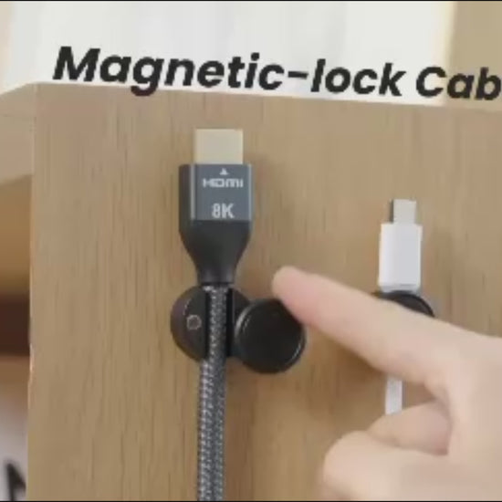 360_Rotatable_Magnetic_Cable_Organiser video