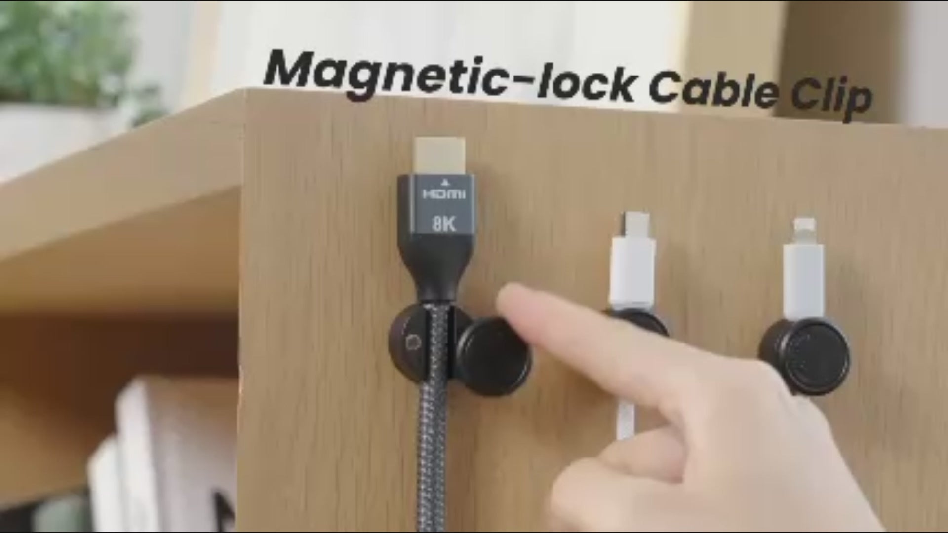 360_Rotatable_Magnetic_Cable_Organiser video